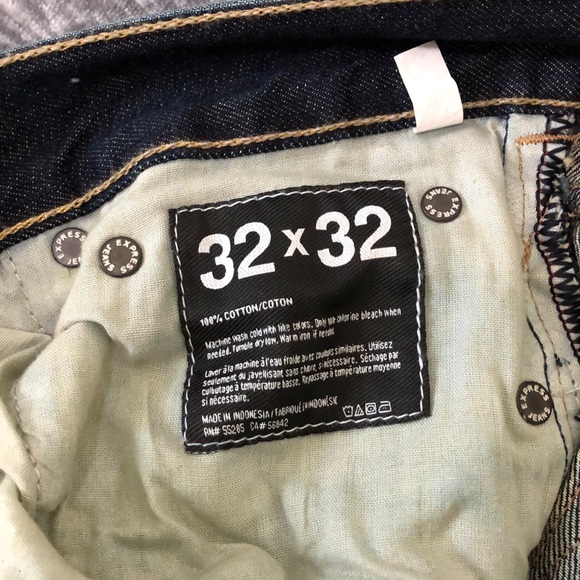 Express Jeans! Rocco Slim Fit Skinny Leg! 32x32 - Picture 4 of 5